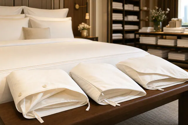 Hotel Duvet Cover Closure and Construction Guide