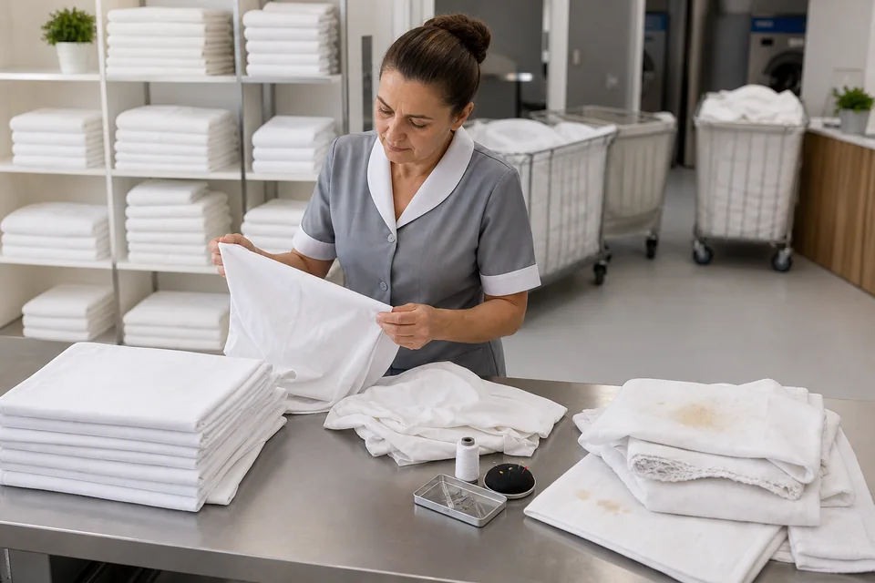 Hotel Linen Stain, Repair and Retirement Criteria Guide