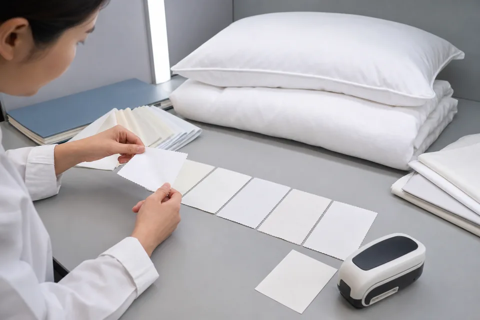 White Bedding Shade and Optical Whiteness Control Guide