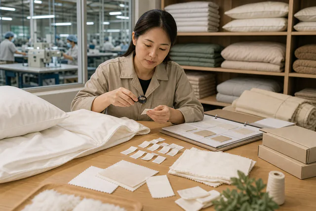 Bedding Fiber Content and Origin Label Verification Guide
