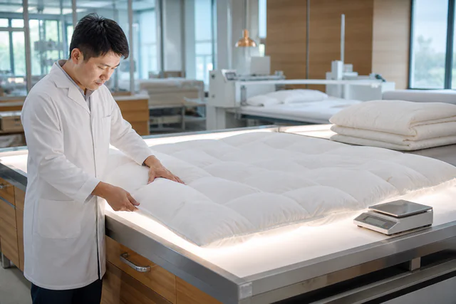 Duvet Fill Distribution and Corner Weight Control