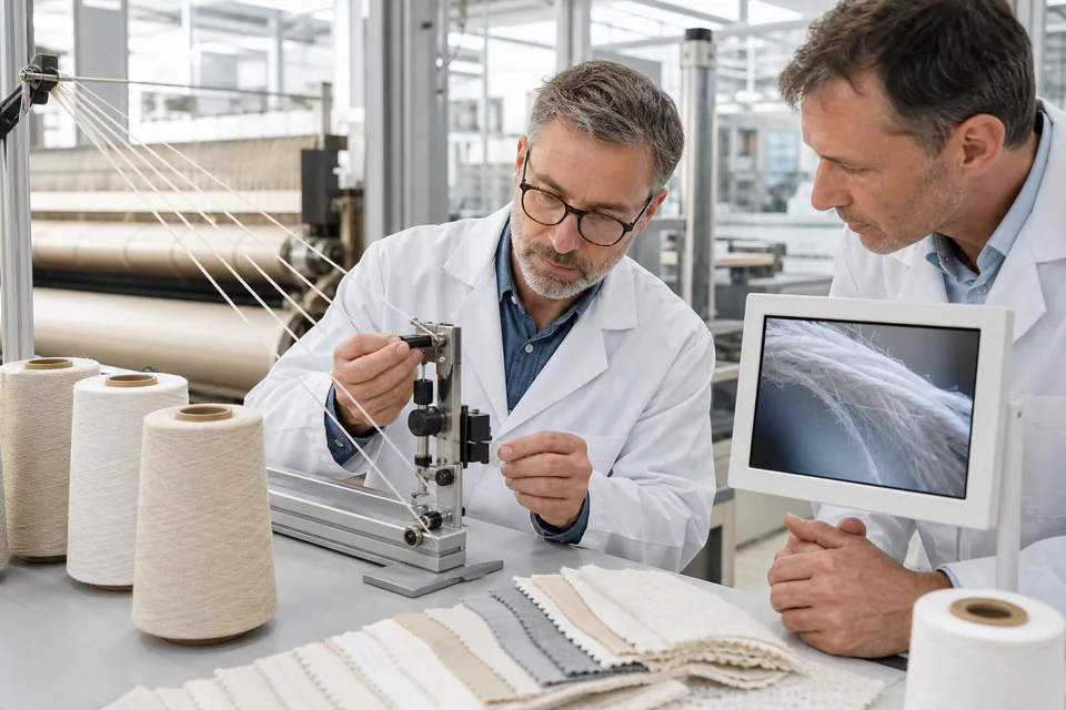 Cotton Yarn Count, Ply and Twist Verification for Bedding