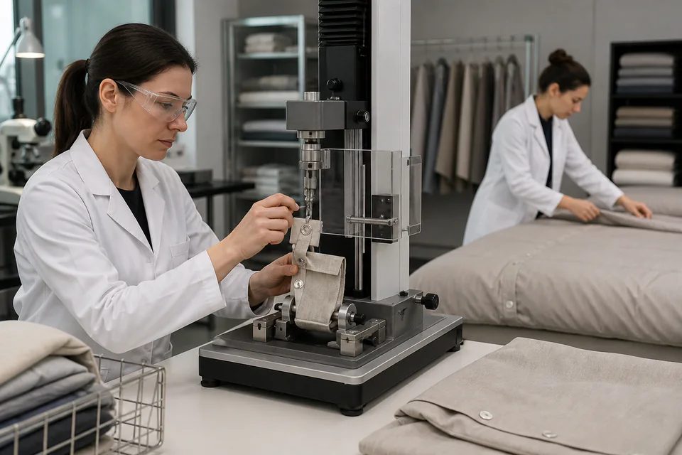 Snap and Button Attachment Strength for Bedding Inspection