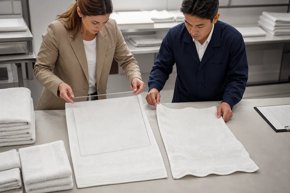 Terry Towel Border Shrinkage and Edge Distortion Control
