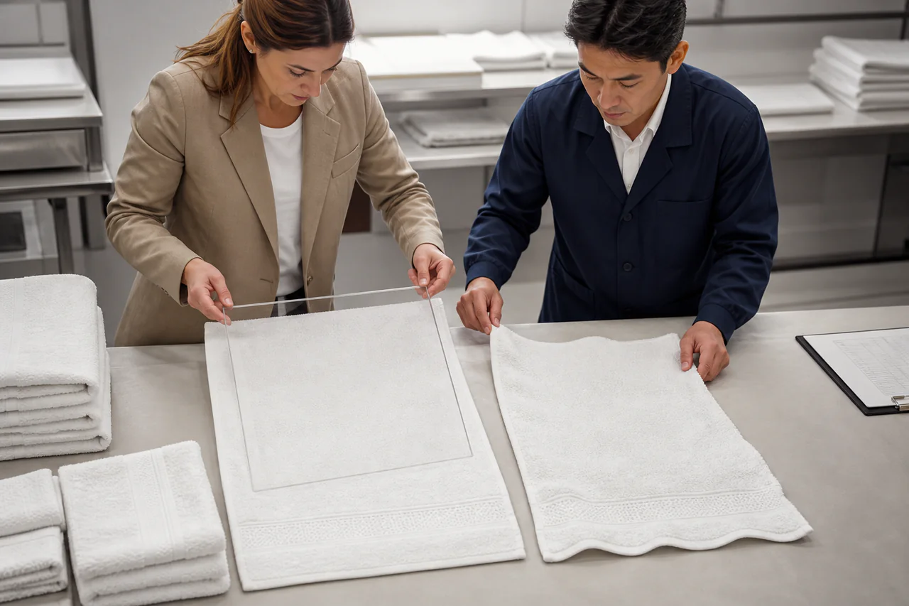 Terry Towel Border Shrinkage and Edge Distortion Control