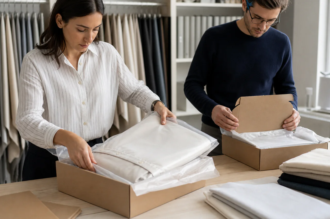 Bedding Sample Courier Packing and Receipt Condition Record