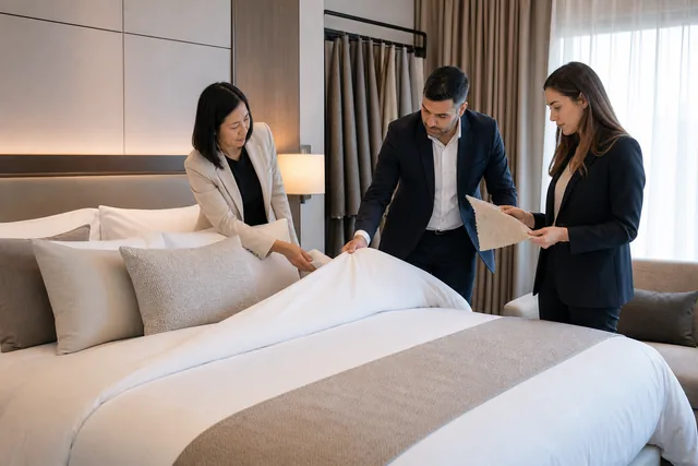 Hotel Mock-Up Room Textile Approval Record