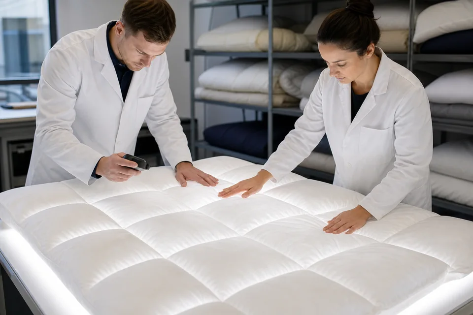 Duvet Fill Migration and Baffle Integrity Inspection Guide