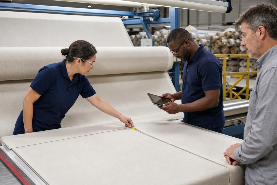 Fabric Roll Splice Marking and Cutting Exclusion Control for Bedding