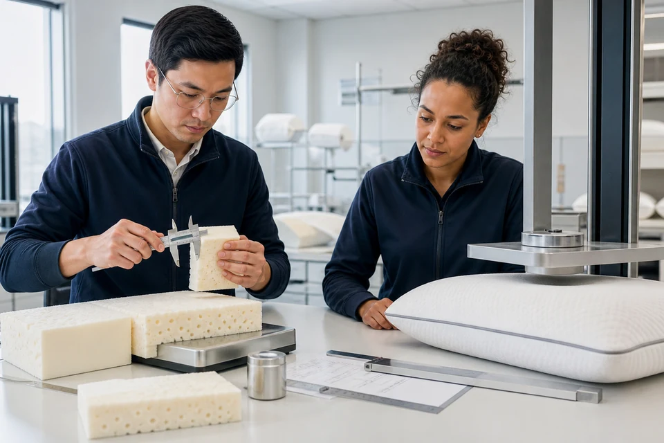 Memory Foam Pillow Density, Firmness and Recovery Specification Guide