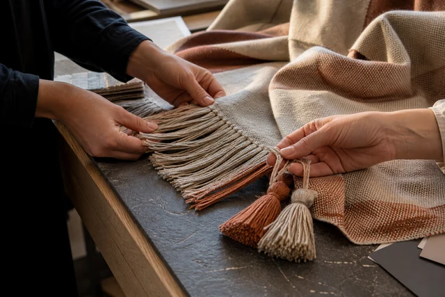 Decorative Throw Fringe and Tassel Attachment Inspection