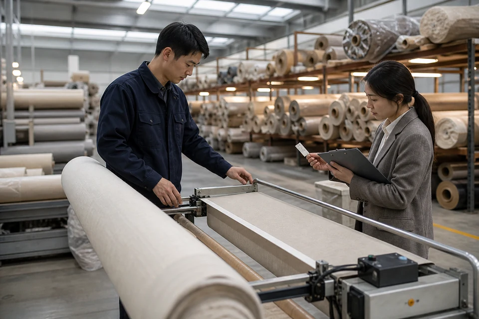 Fabric Roll Length Verification and Shortage Reconciliation for Bedding Orders