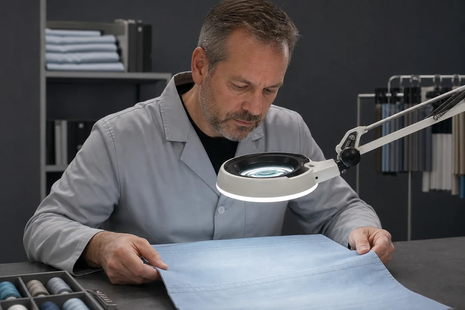 Sewing Needle Damage in Bedding: Yarn-Severance Inspection