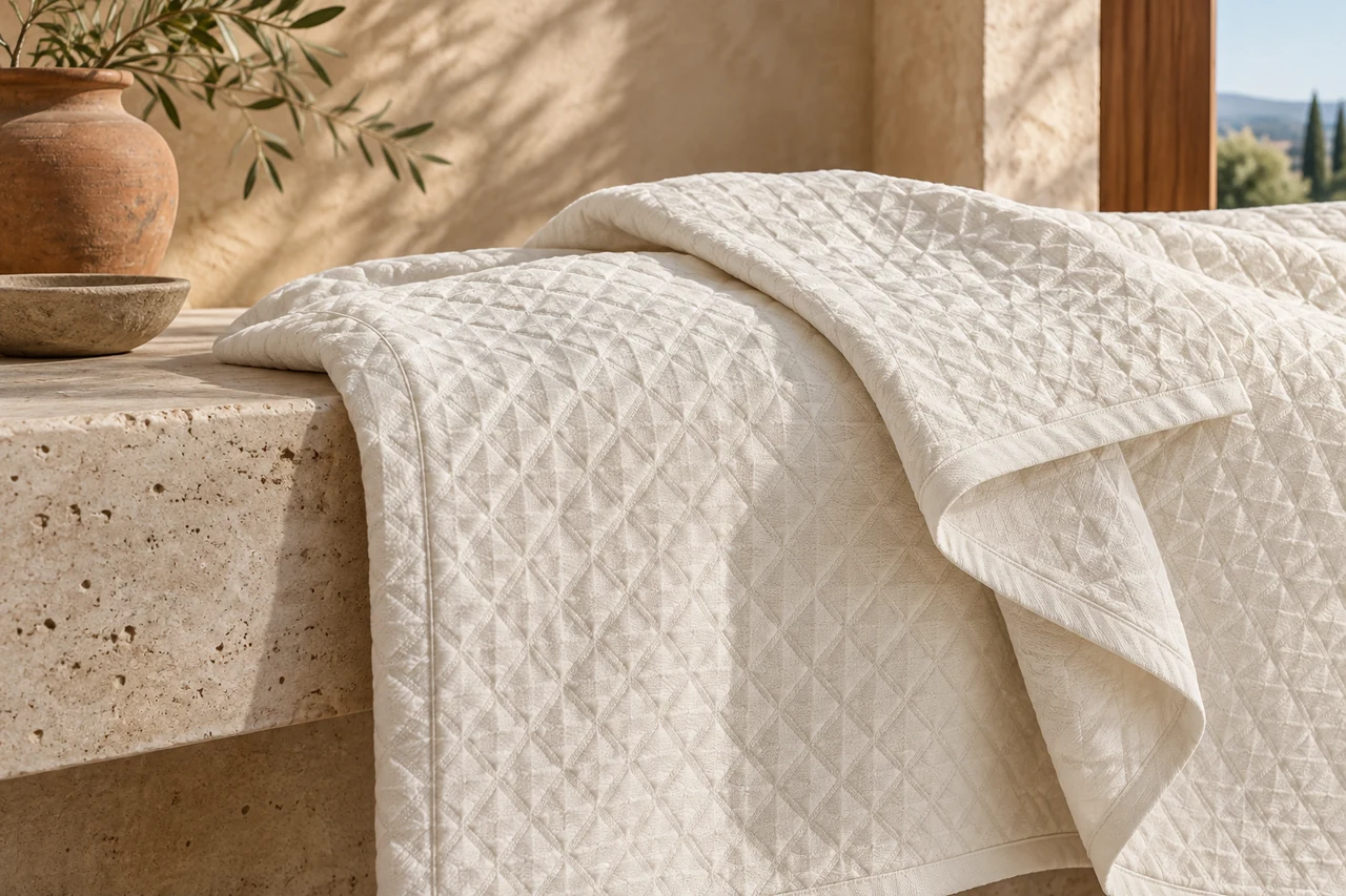 Matelasse Coverlets: Relief and Construction Sample Review