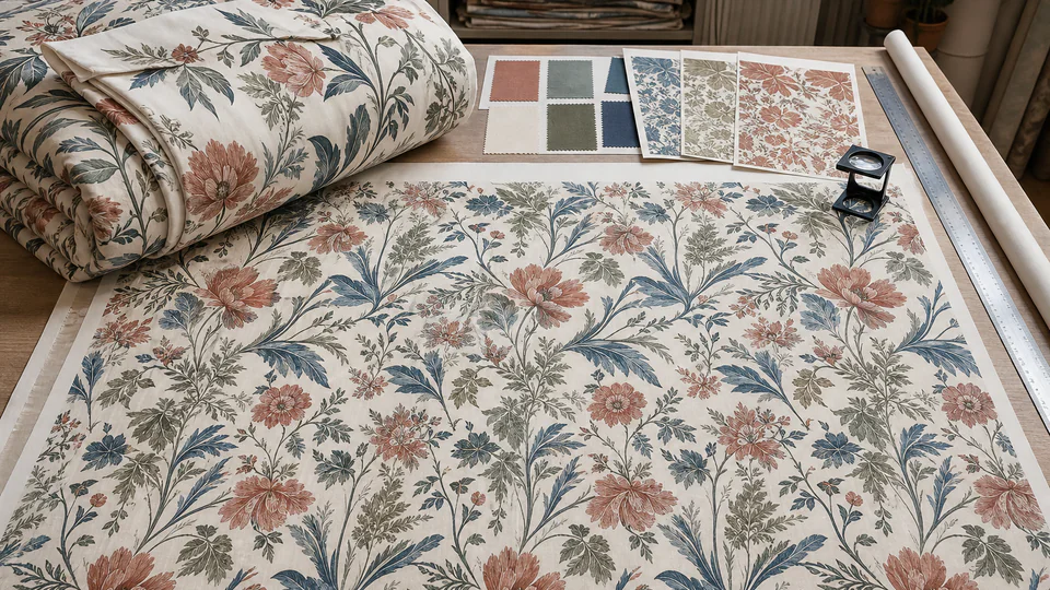 Textile Print Strike-Off Approval for Bedding Buyers