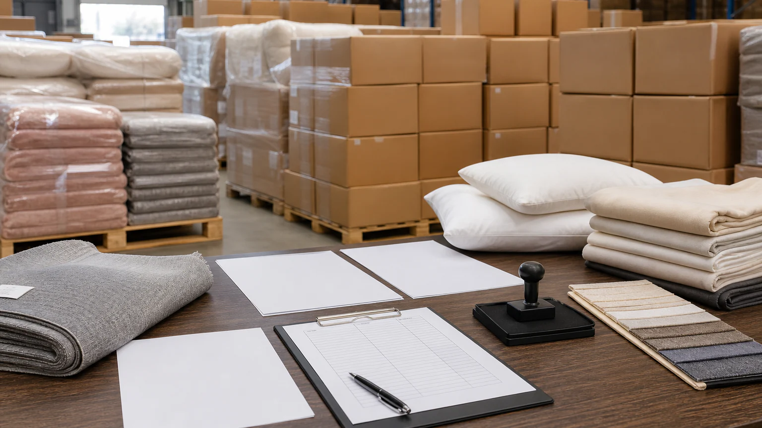 Pre-Shipment Document Checklist for Home Textiles