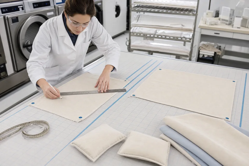 Bedding Dimensional Stability and Shrinkage Testing Guide