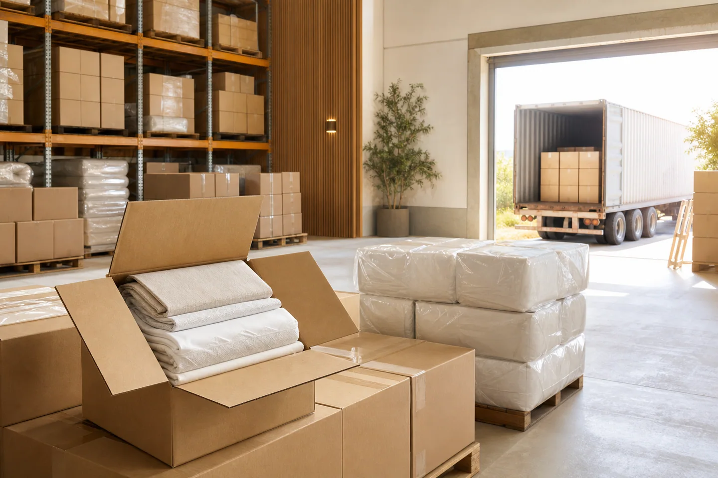 Shipping and Logistics for Bulk Textile Orders
