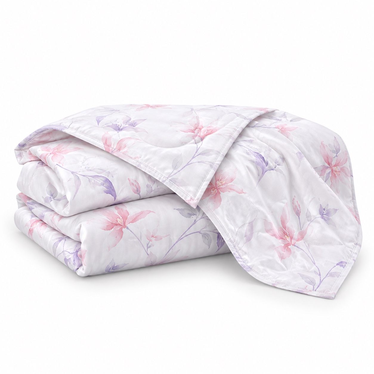 Lavender Meadow Summer Quilt — white-background view (development reference)