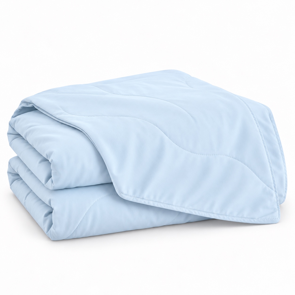 Sky Curved-Stitch Summer Quilt — white-background view (development reference)