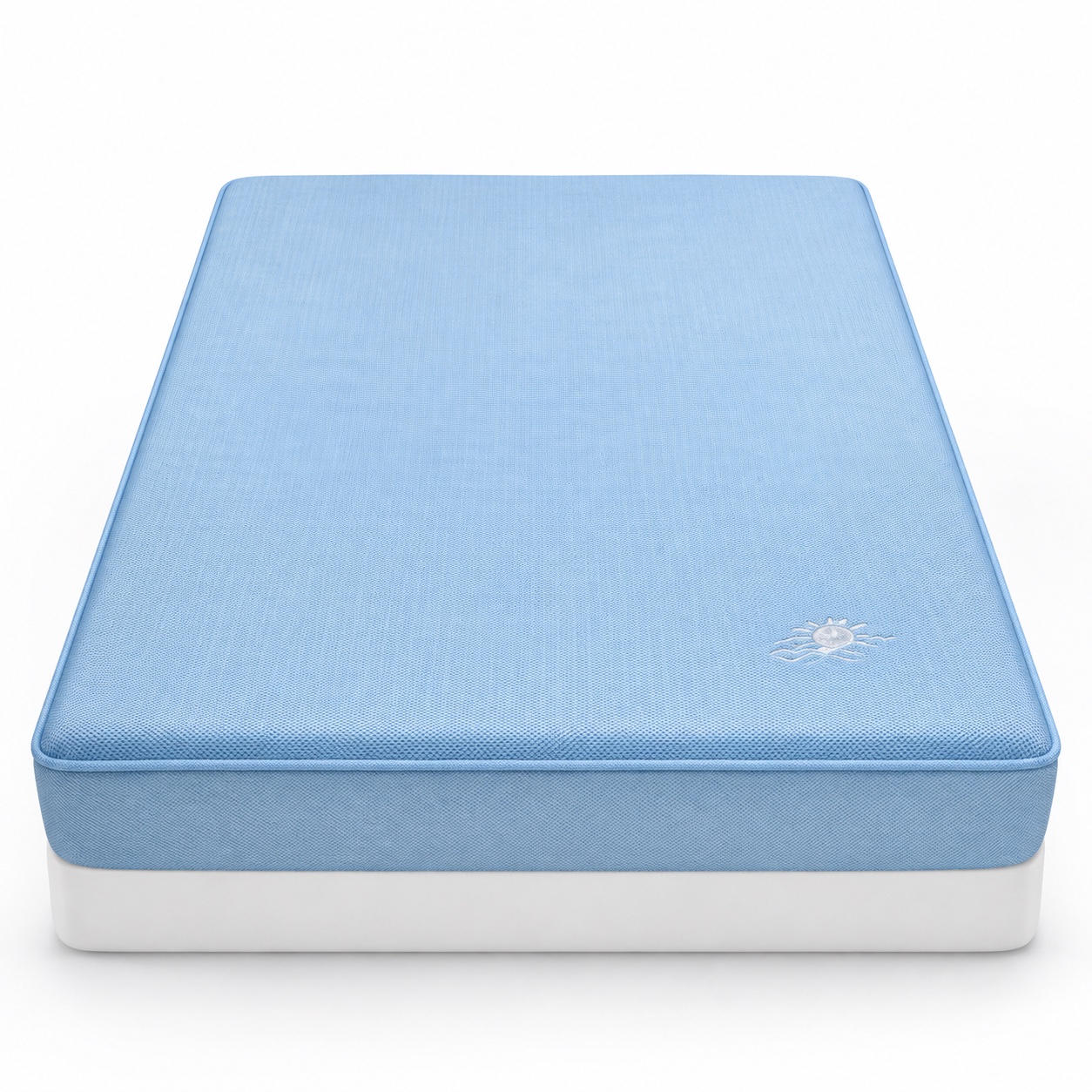Clear Sky Fitted Summer Mat — white-background view (development reference)
