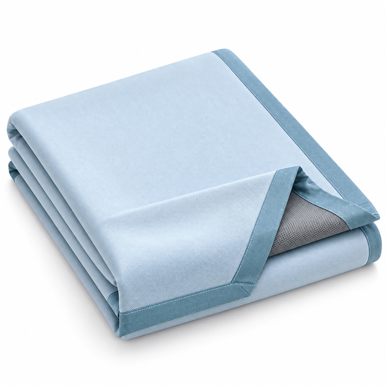 Blue Foldable Summer Mat — white-background view (development reference)