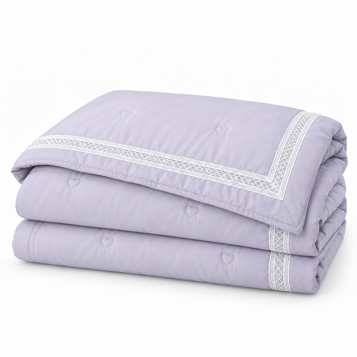Lilac Framed Summer Quilt — white-background view (development reference)
