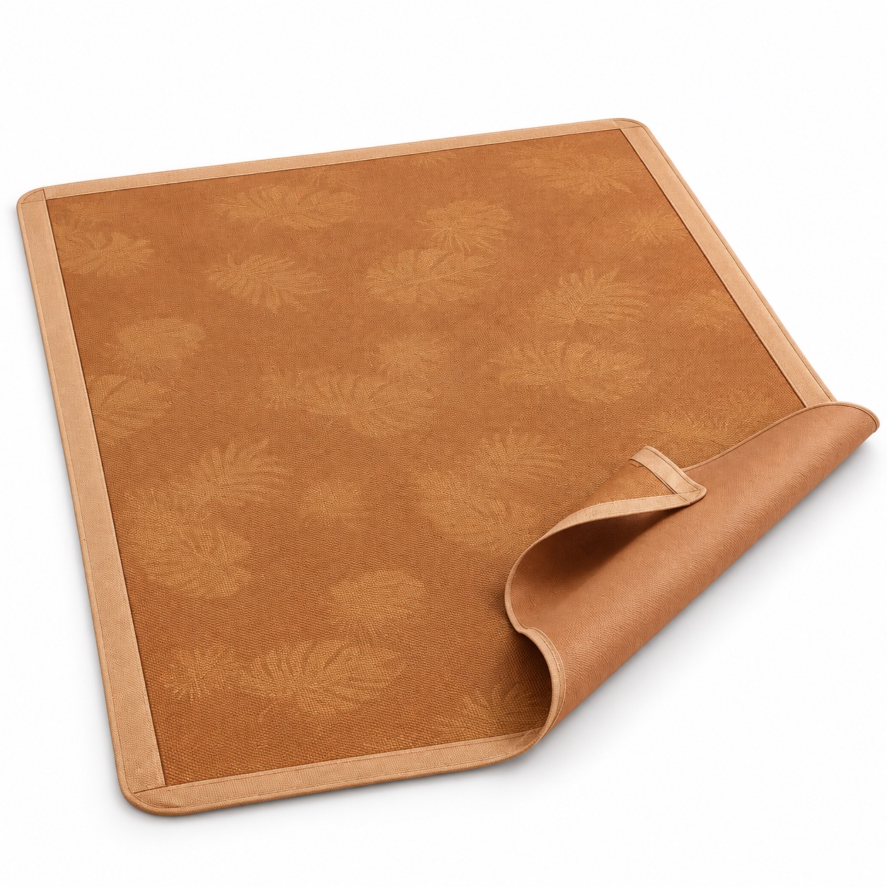 Honey Motif Woven Mat — white-background view (development reference)