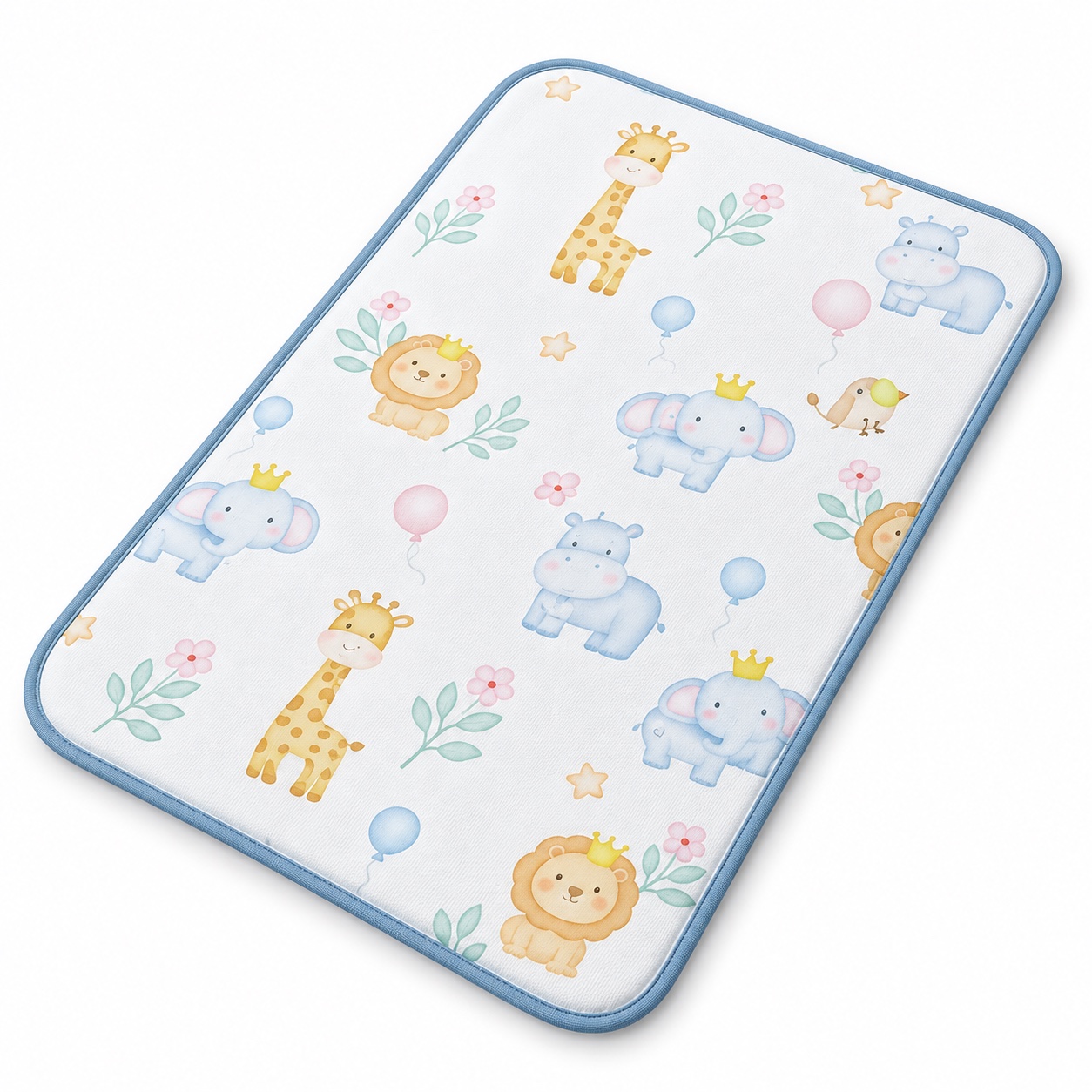 Animal-Print Small-Format Mat — white-background view (development reference)
