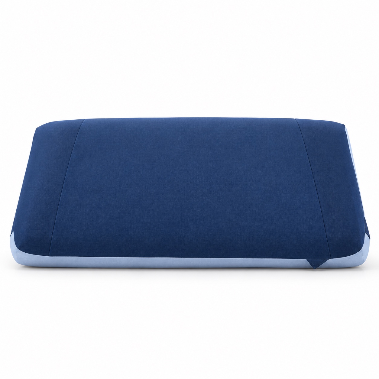 Navy Panel Pillow Cover — white-background view (development reference)